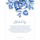 Blue Rose Vine Invitations Image 2 of 3